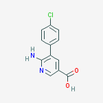 6-Amino-5-(4-chlorophenyl)pyridine-3-carboxylic acid