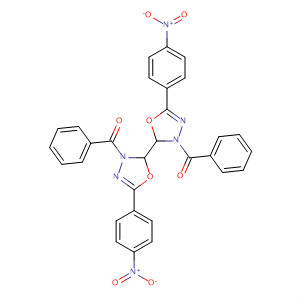 2,2'-Bi-1,3,4-oxadiazole,3,3'-dibenzoyl-2,2',3,3'-tetrahydro-5,5'-bis(4-nitrophenyl)-