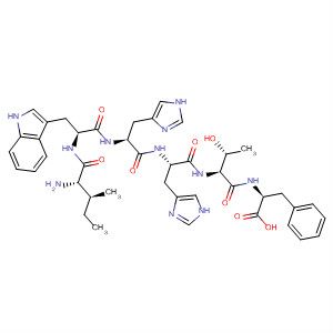 L-Phenylalanine,N-[N-[N-[N-(N-L-isoleucyl-L-tryptophyl)-L-histidyl]-L-histidyl]-L-threonyl]-