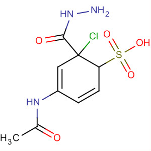 Benzenesulfonic acid, 4-(acetylamino)-2-chloro-, hydrazide