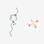 1H-Imidazolium, 1-butyl-3-ethyl-, methanesulfonate
