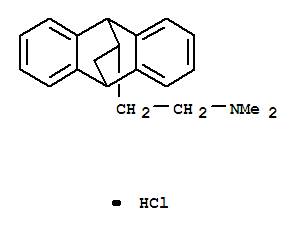 2-(9,10-dihydro-9,10-ethanoanthracen-11-yl)-N,N-dimethylethanamine hydrochloride (1:1)