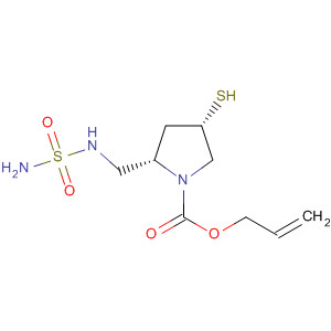 (2S,4S)-2-[[(Aminosulfonyl)amino]methyl]-4-mercapto-1-pyrrolidinecarboxylic acid 2-propenyl ester
