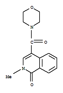 2-methyl-4-(morpholin-4-ylcarbonyl)isoquinolin-1(2H)-one
