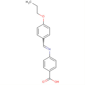 Benzoic acid, 4-[[(4-propoxyphenyl)methylene]amino]-