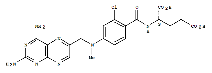 N-(2-chloro-4-{[(2,4-diaminopteridin-6-yl)methyl](methyl)amino}benzoyl)-L-glutamic acid