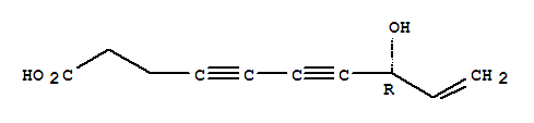 9-Decene-4,6-diynoicacid, 8-hydroxy-, (R)-