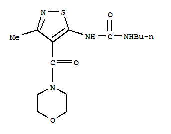 1-butyl-3-[3-methyl-4-(morpholin-4-ylcarbonyl)isothiazol-5-yl]urea