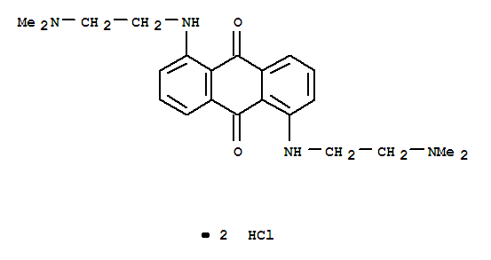 9,10-Anthracenedione,1,5-bis[[2-(dimethylamino)ethyl]amino]-, hydrochloride (1:2)
