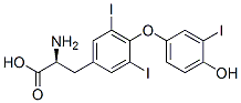 O-(4-hydroxy-3-iodophenyl)-3,5-diiodo-L-tyrosine, labeled with (125I)iodine