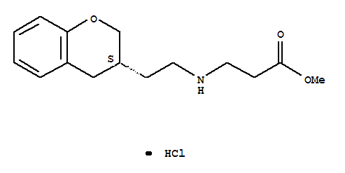 b-Alanine,N-[2-(3,4-dihydro-2H-1-benzopyran-3-yl)ethyl]-, methyl ester, hydrochloride,(S)-