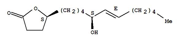 2(3H)-Furanone,dihydro-5-(5-hydroxy-6-dodecenyl)-, [5S-[5R*(5R*,6E)]]-