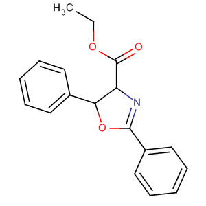 4-Oxazolecarboxylic acid, 4,5-dihydro-2,5-diphenyl-, ethyl ester, trans-