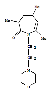 3,5,7-Trimethyl-1-(2-(4-morpholinyl)ethyl)-1,3-dihydro-2H-azepin-2-one