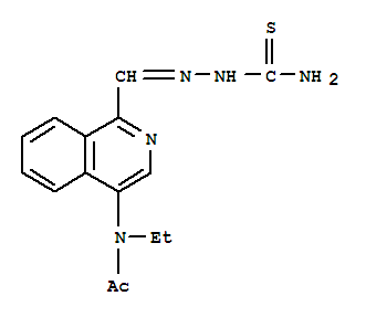 N-{1-[(E)-(2-carbamothioylhydrazinylidene)methyl]isoquinolin-4-yl}-N-ethylacetamide