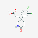 3-Piperidinepropanoic acid, 3-(3,4-dichlorophenyl)-6-oxo-, methyl ester