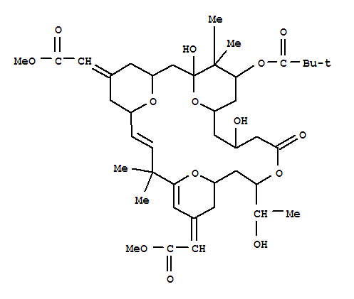 Propanoic acid, 2,2-dimethyl-, (1S,3S,5Z,7R,8E,13E,15S,17R,21R,23R,25S)-1,21-dihydroxy-17-(1R)-1-hydroxyethyl-5,13-bis(2-methoxy-2-oxoethylidene)-10,10,26,26-tetramethyl-19-oxo-18,27,28,29-tetraoxatetracyclo21.3.1.13,7.111,15nonacosa-8,11-dien-25-yl ester