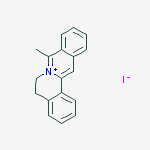 8-methyl-5,6-dihydroisoquinolino[2,1-b]isoquinolin-7-ium;iodide