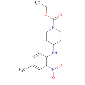 1-Piperidinecarboxylic acid, 4-[(4-methyl-2-nitrophenyl)amino]-, ethylester