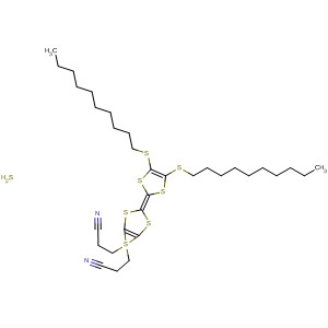 Propanenitrile,3,3'-[[2-[4,5-bis(decylthio)-1,3-dithiol-2-ylidene]-1,3-dithiole-4,5-diyl]bis(thio)]bis-