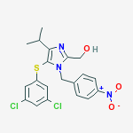 1H-IMIDAZOLE-2-METHANOL,5-[(3,5-DICHLOROPHENYL)THIO]-4-(1-METHYLETHYL)-1-[(4-NITROPHENYL)METHYL]-