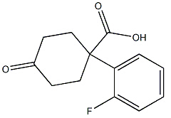 1-(2-Fluorophenyl)-4-oxocyclohexanecarboxylic acid