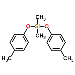 dimethyl[bis(4-methylphenoxy)]silane