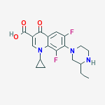 3-QUINOLINECARBOXYLIC ACID,1-CYCLOPROPYL-7-(3-ETHYL-(PIPERAZIN-1-YL))-6,8-DIFLUORO-1,4-DIHYDRO-4-OXO-