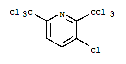 Pyridine 3-chloro-2,6-bis[trichloromethyl]-