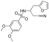 Benzenesulfonamide, 3,4-dimethoxy-N-(2-cyanoethyl)-N-tetrahydrofurfury l-