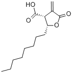 CIS-TETRAHYDRO-3-METHYLENE-2-OXO-5-N-OCTYL-4-FURANCARBOXYLIC ACID
