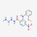 [[2-(2-methoxyanilino)-4-nitrobenzoyl]amino]thiourea