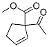 2-CYCLOPENTENE-1-CARBOXYLIC ACID 1-ACETYL-,METHYL ESTER