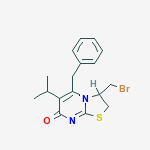5-benzyl-3-(bromomethyl)-6-(propan-2-yl)-2,3-dihydro-7H-[1,3]thiazolo[3,2-a]pyrimidin-7-one