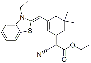 2-CYCLOHEXENE-D1,A-ACETIC ACID, A-CYANO-3-[(3-ETHYL-2-BENZOTHIAZOLINYLIDENE)METHYL]-5,5-DIMETHYL-, ETHYL ESTER