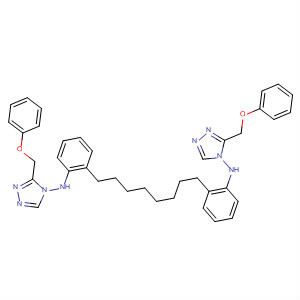 4H-1,2,4-Triazol-4-amine,3,3'-(1,8-octanediyl)bis[5-(phenoxymethyl)-N-phenyl-