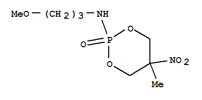 N-(3-methoxypropyl)-5-methyl-5-nitro-1,3,2-dioxaphosphinan-2-amine 2-oxide