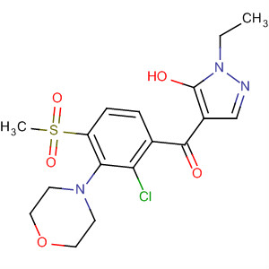 Methanone,[2-chloro-4-(methylsulfonyl)-3-(4-morpholinyl)phenyl](1-ethyl-5-hydroxy-1H-pyrazol-4-yl)-