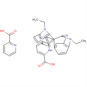 2-Pyridinecarboxylic acid,6,6'-[methylenebis(1-ethyl-1H-benzimidazole-5,2-diyl)]bis-