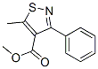 5-Methyl-3-phenyl-4-isothiazolecarboxylic acid methyl ester