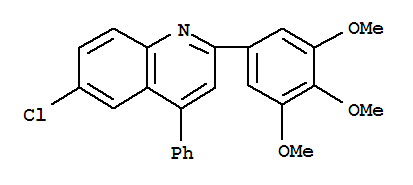 6-Chloro-4-phenyl-2-(3,4,5-trimethoxyphenyl)quinoline