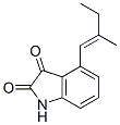 1H-Indole-2,3-dione,4-(2-methyl-1-buten-1-yl)-