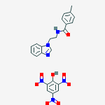 N-(2-BENZOIMIDAZOL-1-YLETHYL)-4-METHYL-BENZAMIDE; 2,4,6-TRINITROPHENOL