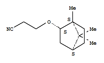 3-[(1,7,7-trimethylbicyclo[2.2.1]hept-2-yl)oxy]propanenitrile