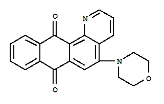5-(morpholin-4-yl)naphtho[2,3-h]quinoline-7,12-dione