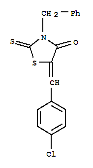 4-Thiazolidinone,5-[(4-chlorophenyl)methylene]-3-(phenylmethyl)-2-thioxo-
