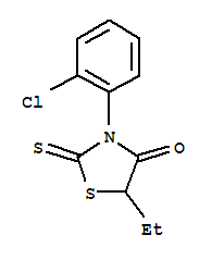 3-(2-chlorophenyl)-5-ethyl-2-thioxo-1,3-thiazolidin-4-one