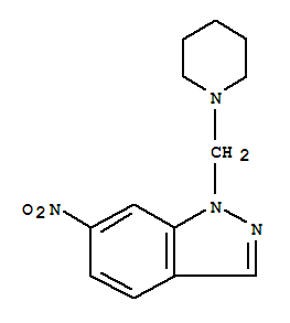 6-nitro-1-(piperidin-1-ylmethyl)-1H-indazole