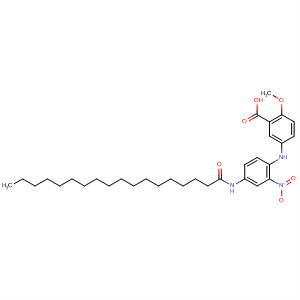 Benzoic acid,2-methoxy-5-[[2-nitro-4-[(1-oxooctadecyl)amino]phenyl]amino]-