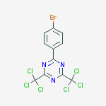 2-(4-bromophenyl)-4,6-bis(trichloromethyl)-1,3,5-triazine